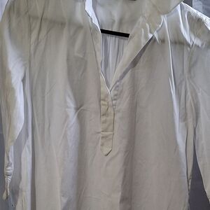 💚$5 Classic White Oversized  Shirt Dress